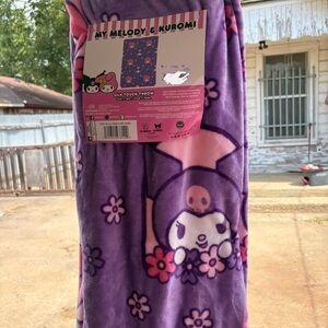 My Melody & Kuromi blanket- Purple